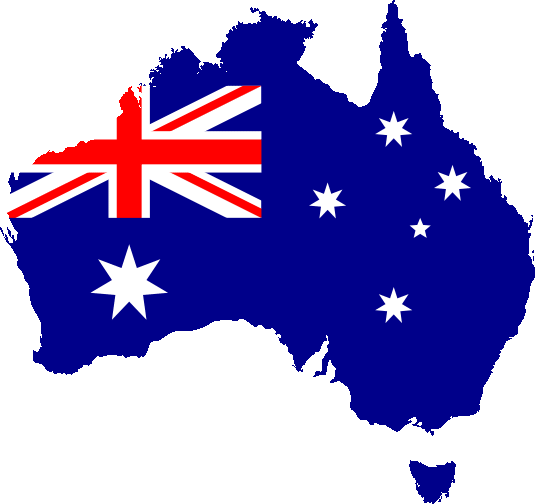 Cornfoot Bros Proudly Australian Australia map
