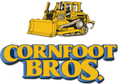 Cornfoot Bros Earthmoving logo vertical